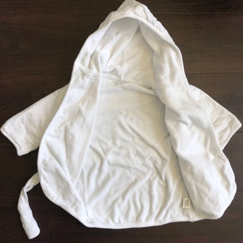 🆕 BURTS BEES Baby Organic Cotton Hooded Robe